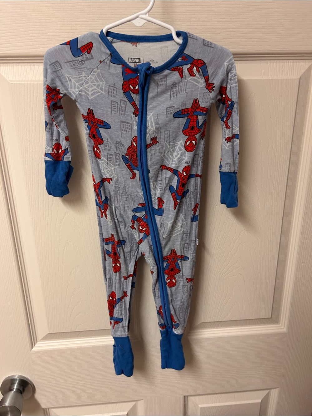 Little Sleepies Marvel spiderman zippy